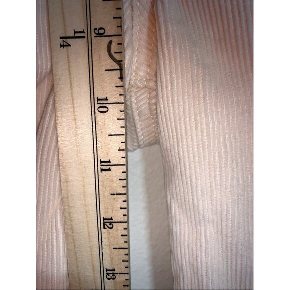 Levis Pants Womens 27 32 Beige Cream Corduroy 94 Baggy Straight Leg Cords Chino - Picture 7 of 13